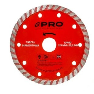 TARCZA DIAMENTOWA  230mm  Turbo PRO